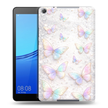 Силиконовый чехол на Huawei MediaPad M5 lite 8 с принтом женский