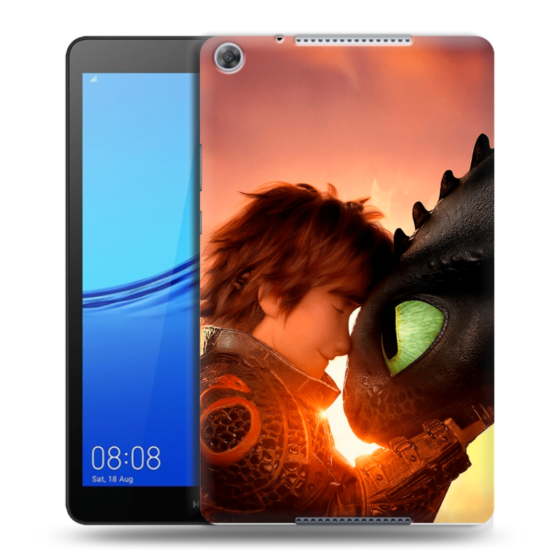 Силиконовый чехол на Huawei MediaPad M5 lite 8 с принтом Как приручить дракона Силиконовый чехол на Huawei MediaPad M5 lite 8 с принтом Как приручить дракона