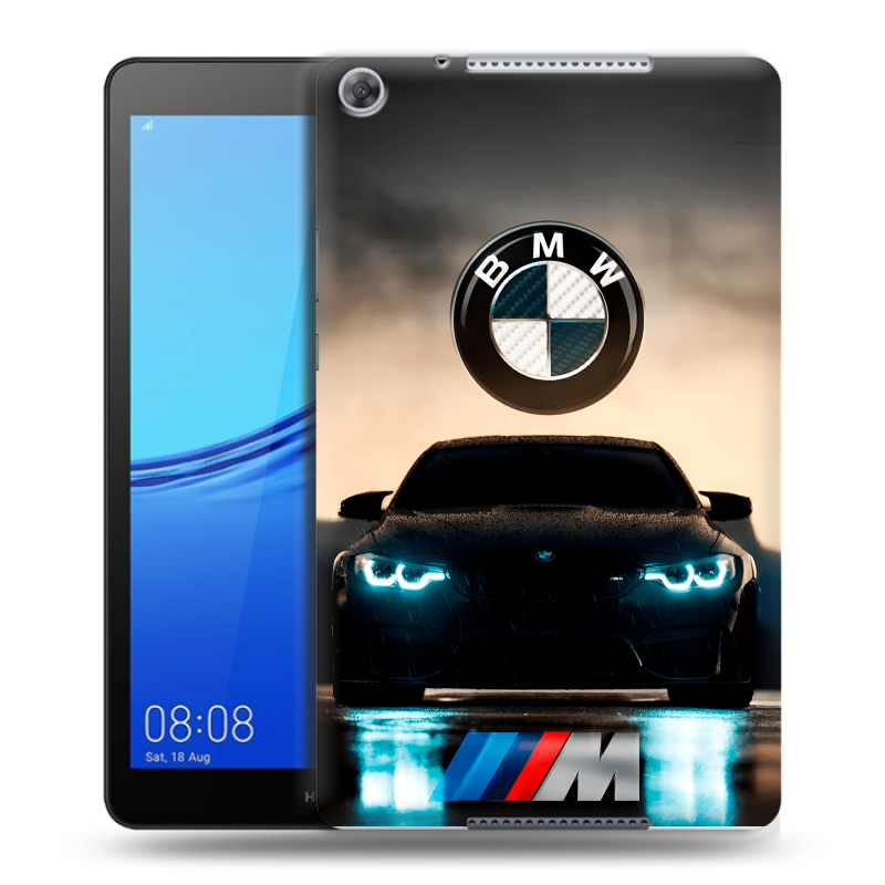 Силиконовый чехол на Huawei MediaPad M5 lite 8 с принтом БМВ BMW Силиконовый чехол на Huawei MediaPad M5 lite 8 с принтом БМВ BMW