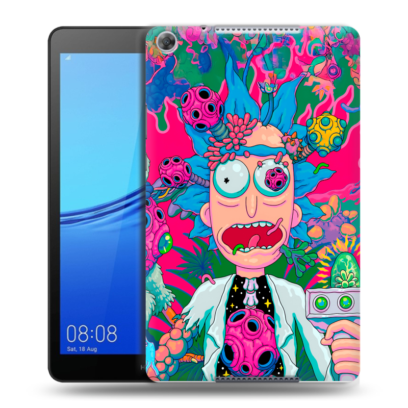 Силиконовый чехол на планшета Huawei MediaPad M5 lite 8 с принтом Рик и Морти Rick Morty Силиконовый чехол на планшета Huawei MediaPad M5 lite 8 с принтом Рик и Морти Rick Morty
