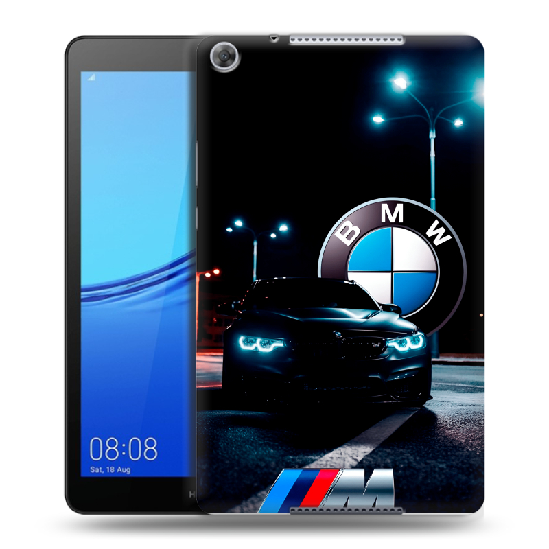 Силиконовый чехол на Huawei MediaPad M5 lite 8 с принтом БМВ BMW Силиконовый чехол на Huawei MediaPad M5 lite 8 с принтом БМВ BMW