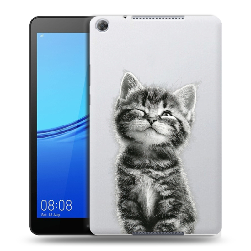 Силиконовый чехол на Huawei MediaPad M5 lite 8 с принтом Котенок Силиконовый чехол на Huawei MediaPad M5 lite 8 с принтом Котенок