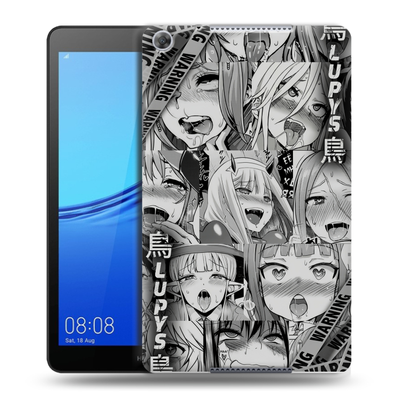 Силиконовый чехол на Huawei MediaPad M5 lite 8 с принтом Ahegao Ахегао Аниме Силиконовый чехол на Huawei MediaPad M5 lite 8 с принтом Ahegao Ахегао Аниме