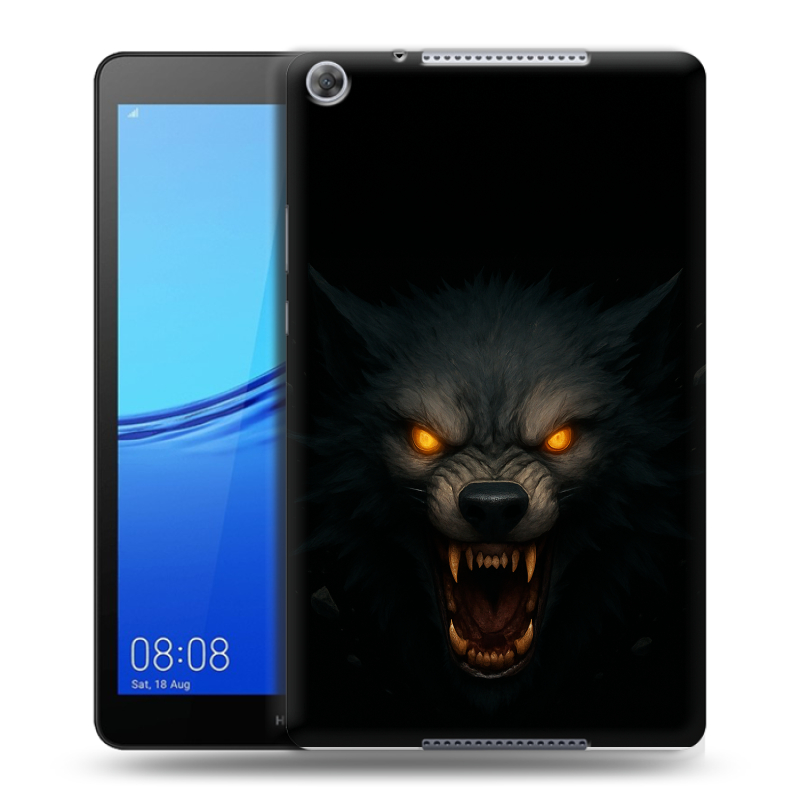 Силиконовый чехол на Huawei MediaPad M5 lite 8 с принтом Волк Силиконовый чехол на Huawei MediaPad M5 lite 8 с принтом Волк