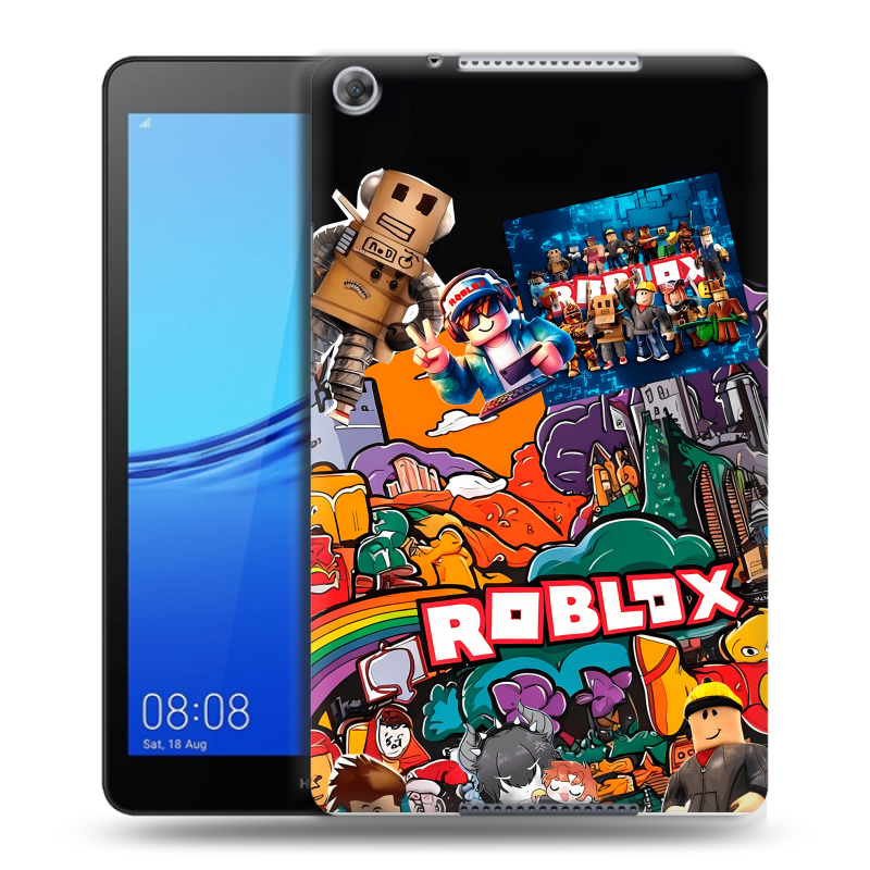 Силиконовый чехол на Huawei MediaPad M5 lite 8 с принтом Roblox Роблокс Силиконовый чехол на Huawei MediaPad M5 lite 8 с принтом Roblox Роблокс