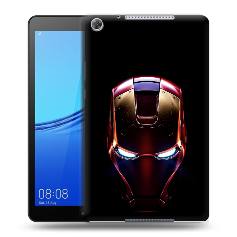 Силиконовый чехол на Huawei MediaPad M5 lite 8 с принтом IronMan Железный человек Силиконовый чехол на Huawei MediaPad M5 lite 8 с принтом IronMan Железный человек