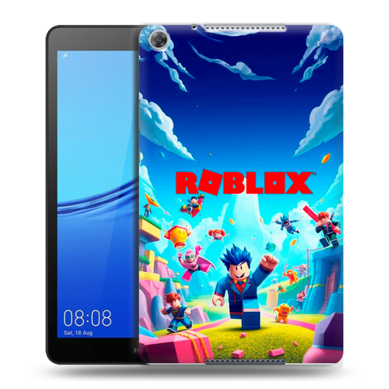 Силиконовый чехол на Huawei MediaPad M5 lite 8 с принтом Roblox Роблокс Силиконовый чехол на Huawei MediaPad M5 lite 8 с принтом Roblox Роблокс