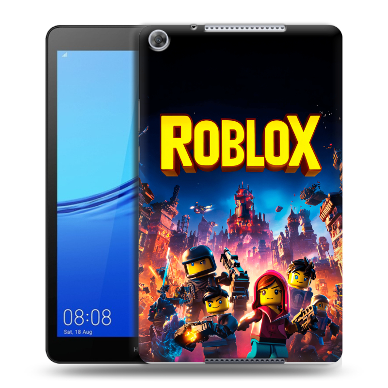 Силиконовый чехол на Huawei MediaPad M5 lite 8 с принтом Roblox Роблокс Силиконовый чехол на Huawei MediaPad M5 lite 8 с принтом Roblox Роблокс