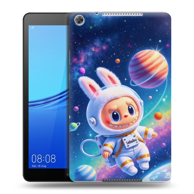 Силиконовый чехол на Huawei MediaPad M5 lite 8 с принтом Labubu Лабубу Силиконовый чехол на Huawei MediaPad M5 lite 8 с принтом Labubu Лабубу
