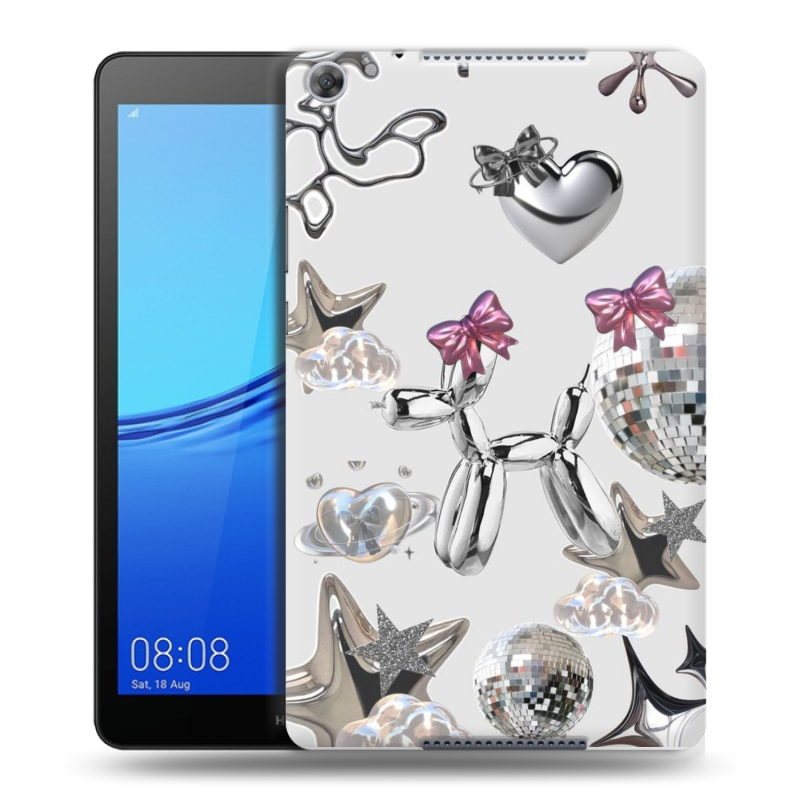 Силиконовый чехол на Huawei MediaPad M5 lite 8 с принтом Y2K Силиконовый чехол на Huawei MediaPad M5 lite 8 с принтом Y2K