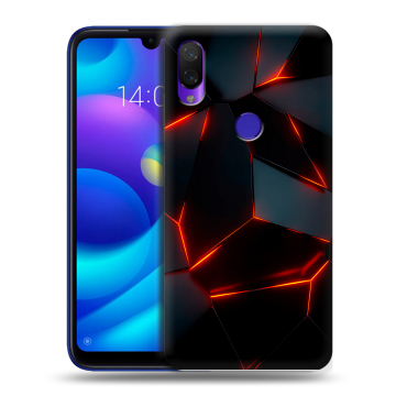 Силиконовый противоударный чехол на Xiaomi Mi Play с принтом Яркие абстракции Силиконовый противоударный чехол на Xiaomi Mi Play с принтом Яркие абстракции