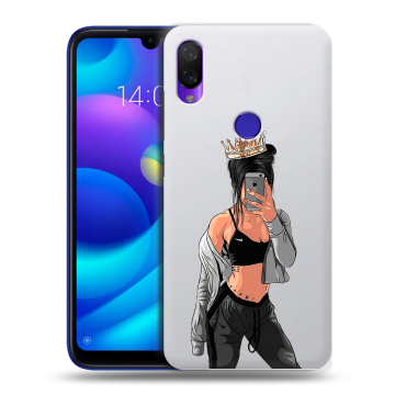 Силиконовый противоударный чехол на Xiaomi Mi Play с принтом Женские принты Силиконовый противоударный чехол на Xiaomi Mi Play с принтом Женские принты