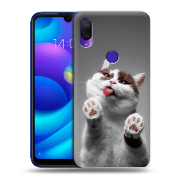 Силиконовый противоударный чехол на Xiaomi Mi Play с принтом Коты Силиконовый противоударный чехол на Xiaomi Mi Play с принтом Коты