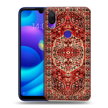 Силиконовый противоударный чехол на Xiaomi Mi Play с принтом Ковер