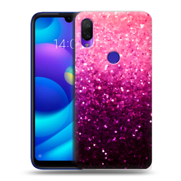 Силиконовый противоударный чехол на Xiaomi Mi Play с принтом Блестки Силиконовый противоударный чехол на Xiaomi Mi Play с принтом Блестки