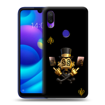 Силиконовый противоударный чехол на Xiaomi Mi Play с принтом Золотой скрудж макдак
