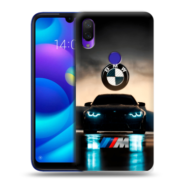 Силиконовый противоударный чехол на Xiaomi Mi Play с принтом БМВ BMW Силиконовый противоударный чехол на Xiaomi Mi Play с принтом БМВ BMW