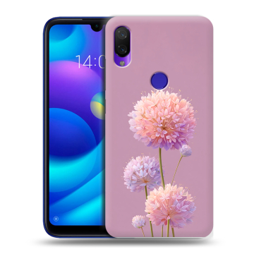 Силиконовый противоударный чехол на Xiaomi Mi Play с принтом Цветы Силиконовый противоударный чехол на Xiaomi Mi Play с принтом Цветы
