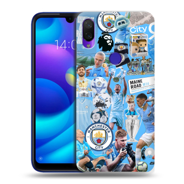 Силиконовый противоударный чехол на Xiaomi Mi Play с принтом Man City Манчестер Сити Силиконовый противоударный чехол на Xiaomi Mi Play с принтом Man City Манчестер Сити