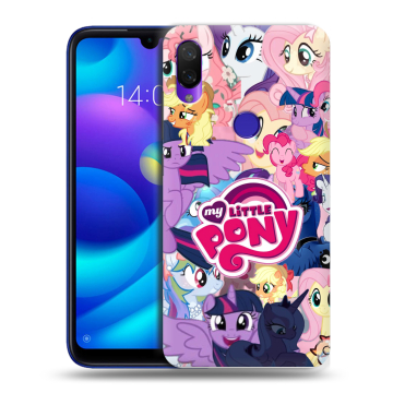 Силиконовый противоударный чехол на Xiaomi Mi Play с принтом My little pony Дружба чудо Силиконовый противоударный чехол на Xiaomi Mi Play с принтом My little pony Дружба чудо
