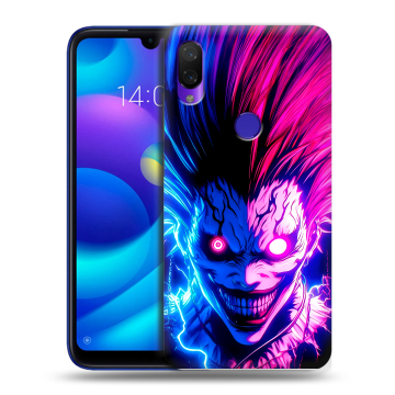 Силиконовый противоударный чехол на Xiaomi Mi Play с принтом Death note Тетрадь смерти Силиконовый противоударный чехол на Xiaomi Mi Play с принтом Death note Тетрадь смерти