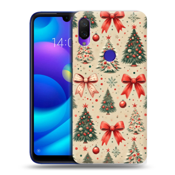 Силиконовый противоударный чехол на Xiaomi Mi Play с принтом Новый год Силиконовый противоударный чехол на Xiaomi Mi Play с принтом Новый год