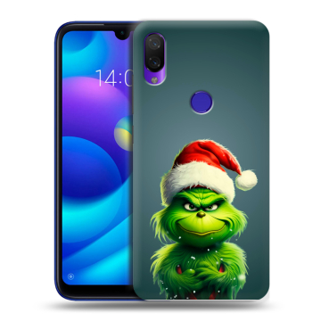 Силиконовый противоударный чехол на Xiaomi Mi Play с принтом Новый год Силиконовый противоударный чехол на Xiaomi Mi Play с принтом Новый год