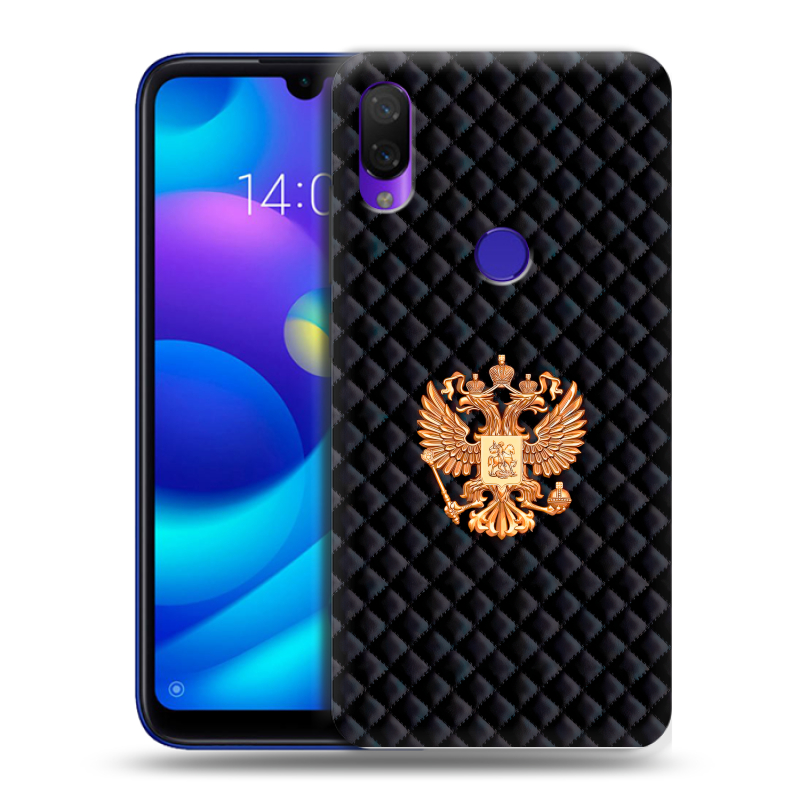 Пластиковый чехол на Xiaomi Mi Play с принтом Герб России принт Пластиковый чехол на Xiaomi Mi Play с принтом Герб России принт