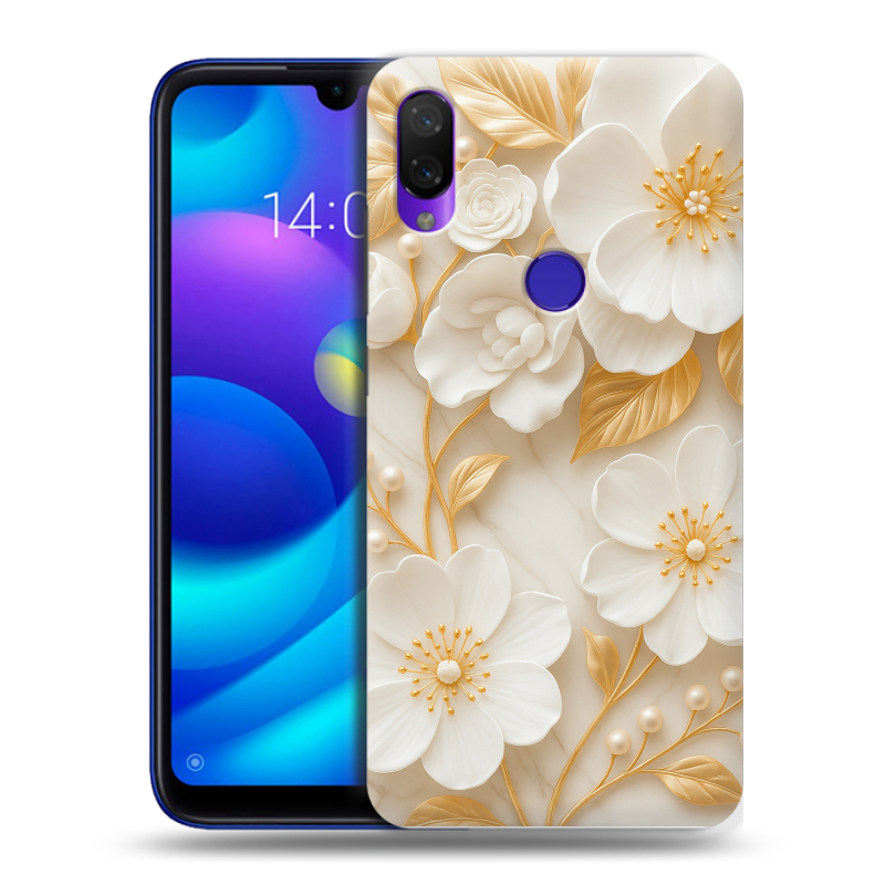 Пластиковый чехол на Xiaomi Mi Play с принтом Цветы Пластиковый чехол на Xiaomi Mi Play с принтом Цветы