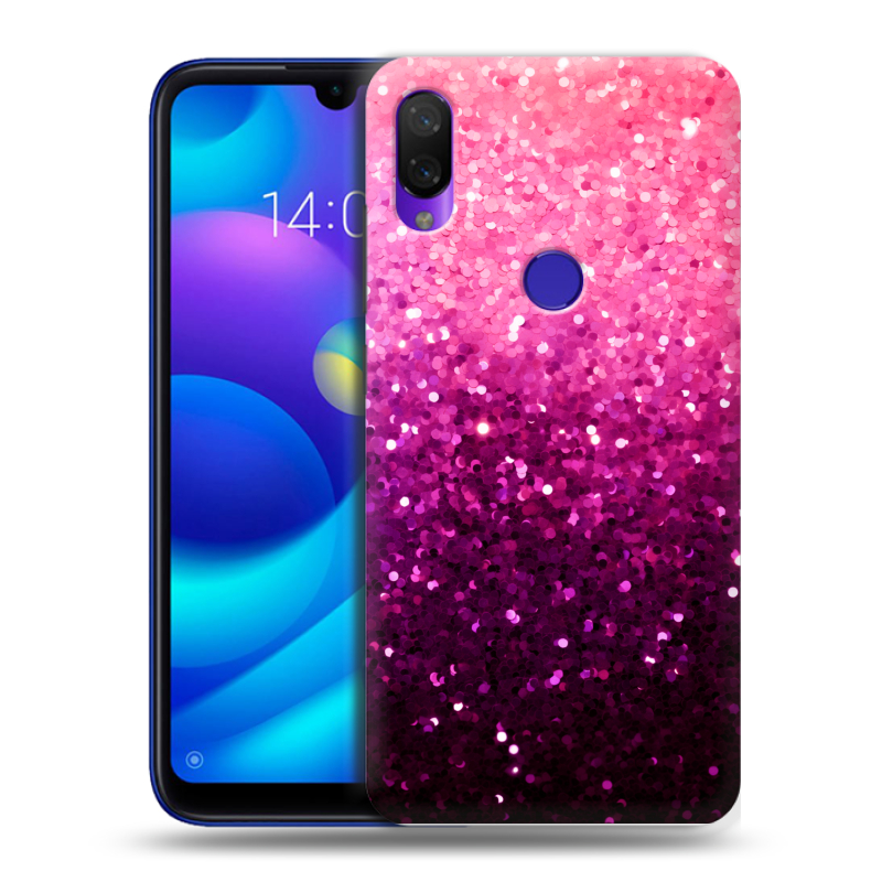 Пластиковый чехол на Xiaomi Mi Play с принтом Блестки Пластиковый чехол на Xiaomi Mi Play с принтом Блестки