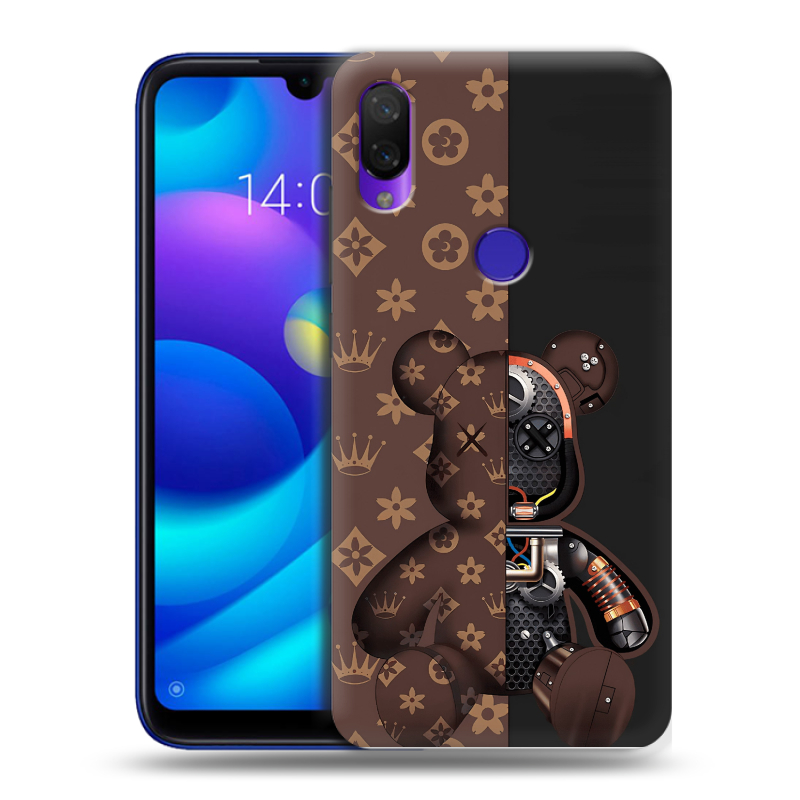 Силиконовый противоударный чехол на Xiaomi Mi Play с принтом Луи робот Силиконовый противоударный чехол на Xiaomi Mi Play с принтом Луи робот
