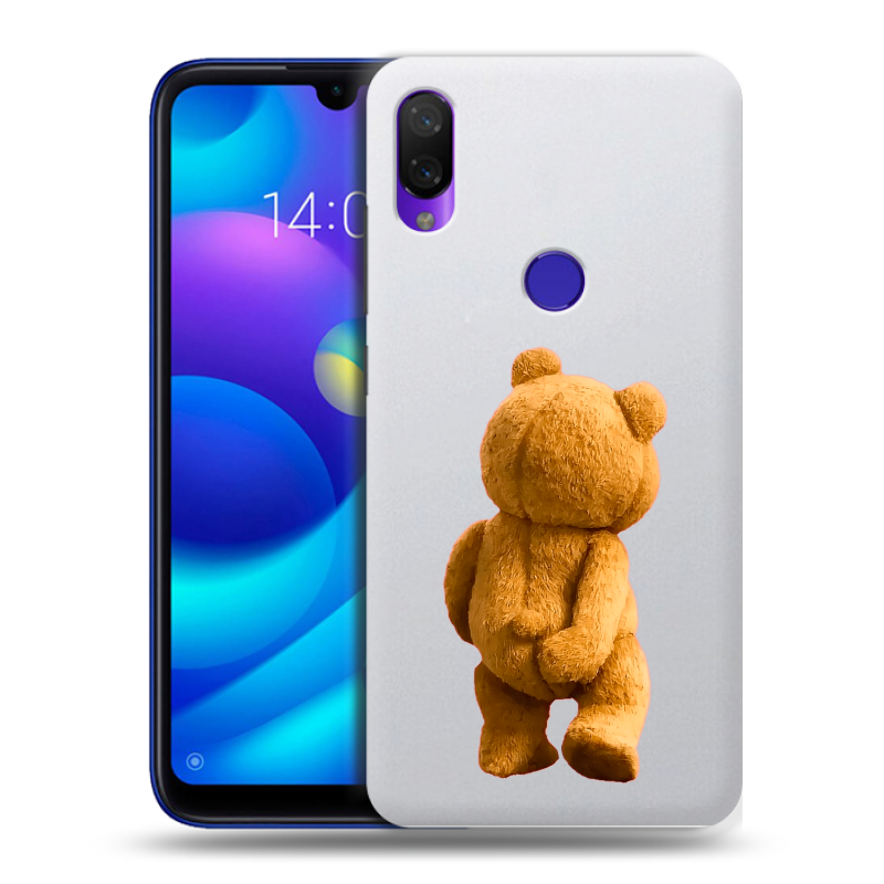 Пластиковый чехол на Xiaomi Mi Play с принтом Медведь Пластиковый чехол на Xiaomi Mi Play с принтом Медведь