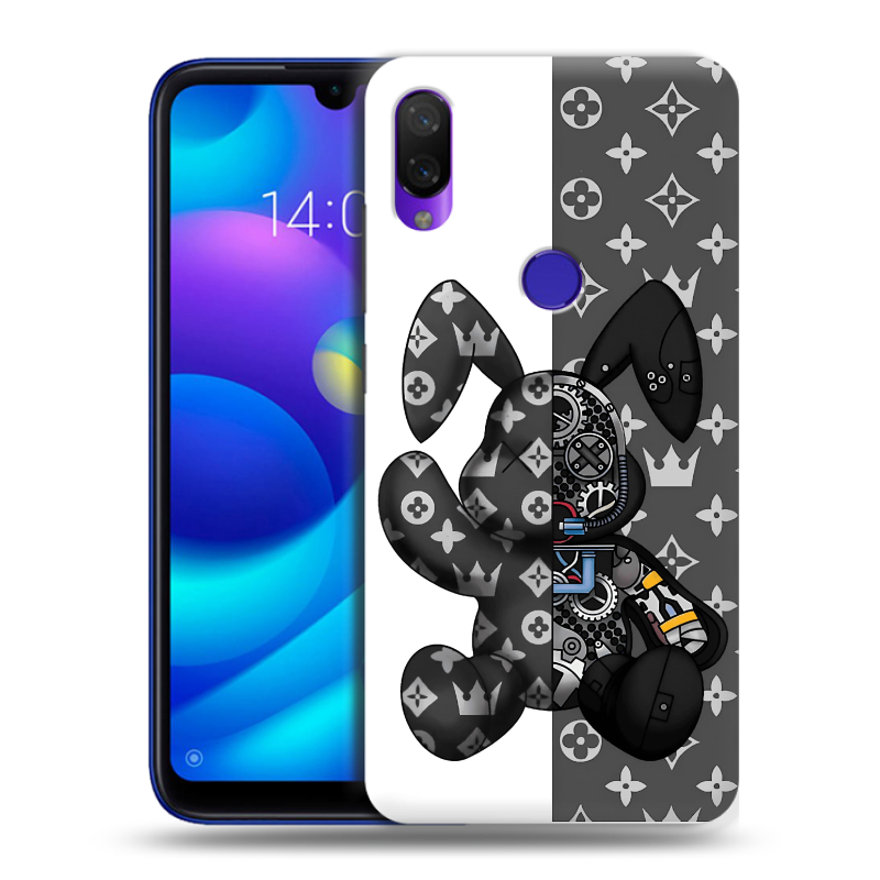 Силиконовый противоударный чехол на Xiaomi Mi Play с принтом Луи робот Силиконовый противоударный чехол на Xiaomi Mi Play с принтом Луи робот