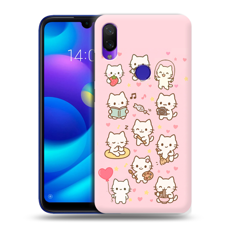 Пластиковый чехол на Xiaomi Mi Play с принтом Hello Kitty Хелоу Кити Пластиковый чехол на Xiaomi Mi Play с принтом Hello Kitty Хелоу Кити