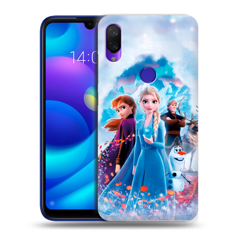 Силиконовый противоударный чехол на Xiaomi Mi Play с принтом Холодное сердце Frozen Силиконовый противоударный чехол на Xiaomi Mi Play с принтом Холодное сердце Frozen