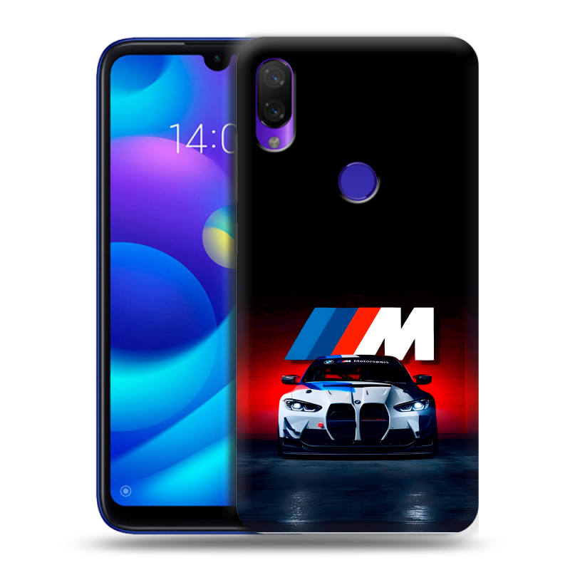 Силиконовый противоударный чехол на Xiaomi Mi Play с принтом БМВ BMW Силиконовый противоударный чехол на Xiaomi Mi Play с принтом БМВ BMW