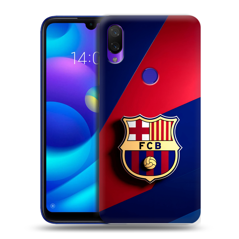 Силиконовый противоударный чехол на Xiaomi Mi Play с принтом Барселона Barcelona Силиконовый противоударный чехол на Xiaomi Mi Play с принтом Барселона Barcelona