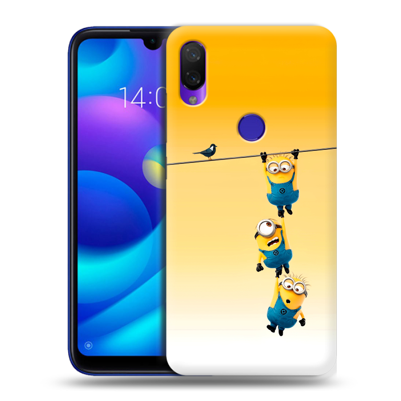 Пластиковый чехол на Xiaomi Mi Play с принтом Миньоны Пластиковый чехол на Xiaomi Mi Play с принтом Миньоны