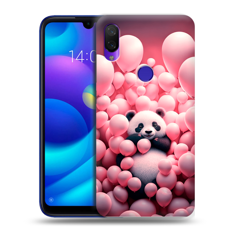 Пластиковый чехол на Xiaomi Mi Play с принтом Панда Пластиковый чехол на Xiaomi Mi Play с принтом Панда