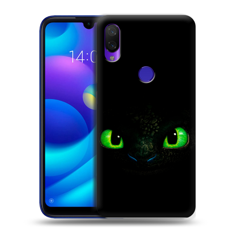 Пластиковый чехол на Xiaomi Mi Play с принтом Как приручить дракона Пластиковый чехол на Xiaomi Mi Play с принтом Как приручить дракона