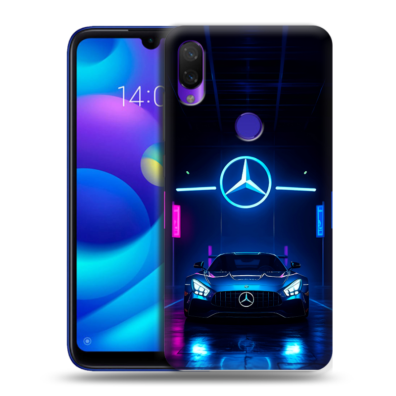 Пластиковый чехол на Xiaomi Mi Play с принтом Mercedes Мерседес Пластиковый чехол на Xiaomi Mi Play с принтом Mercedes Мерседес