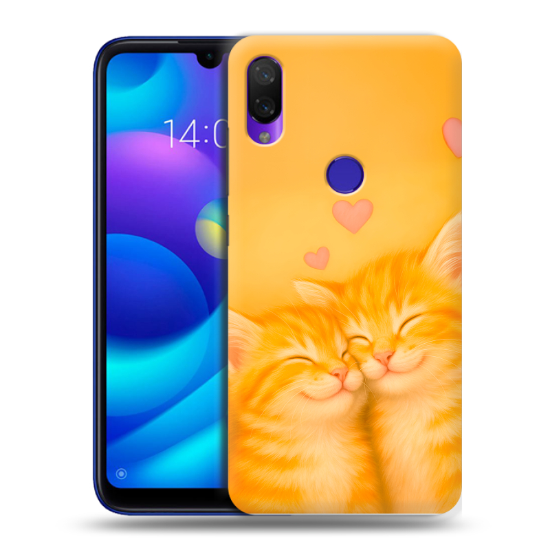 Пластиковый чехол на Xiaomi Mi Play с принтом Милые котята Пластиковый чехол на Xiaomi Mi Play с принтом Милые котята