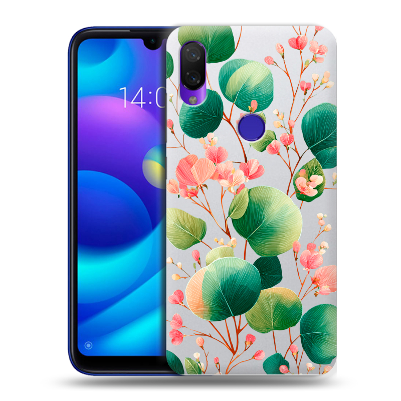 Силиконовый противоударный чехол на Xiaomi Mi Play с принтом женский Силиконовый противоударный чехол на Xiaomi Mi Play с принтом женский