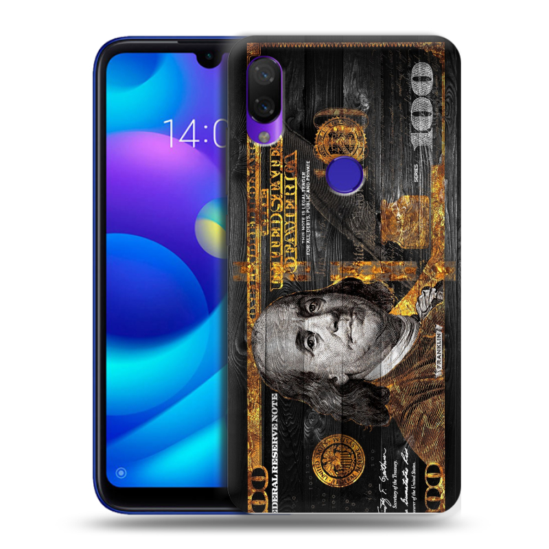 Силиконовый противоударный чехол на Xiaomi Mi Play с принтом Доллар деньги Силиконовый противоударный чехол на Xiaomi Mi Play с принтом Доллар деньги