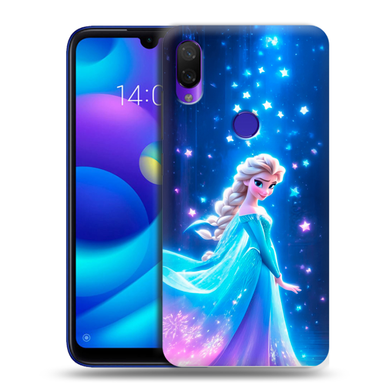 Пластиковый чехол на Xiaomi Mi Play с принтом Холодное сердце Frozen Пластиковый чехол на Xiaomi Mi Play с принтом Холодное сердце Frozen