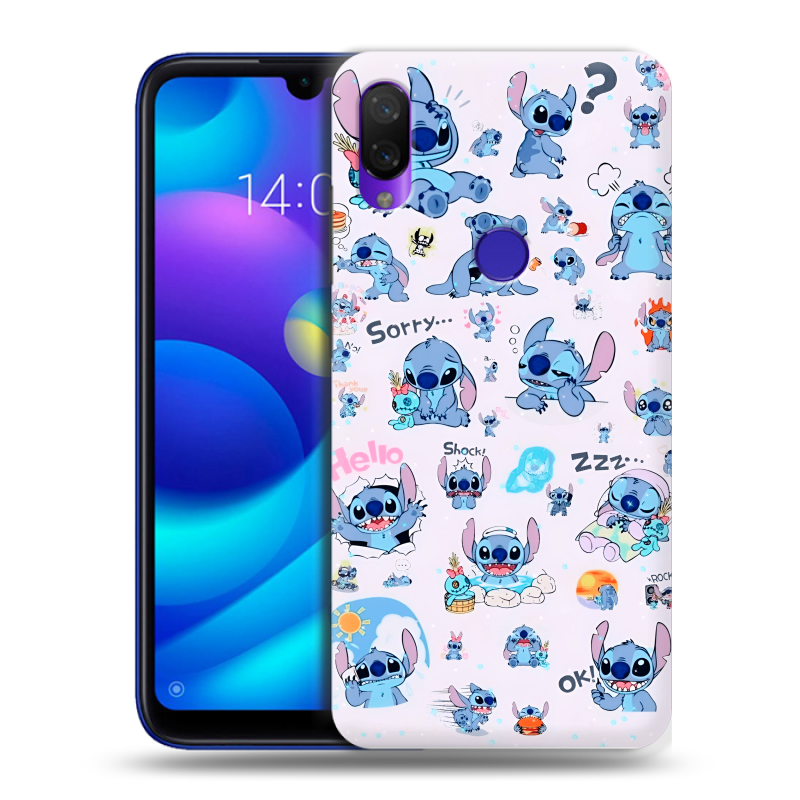Пластиковый чехол на Xiaomi Mi Play с принтом Лило и Стич Пластиковый чехол на Xiaomi Mi Play с принтом Лило и Стич