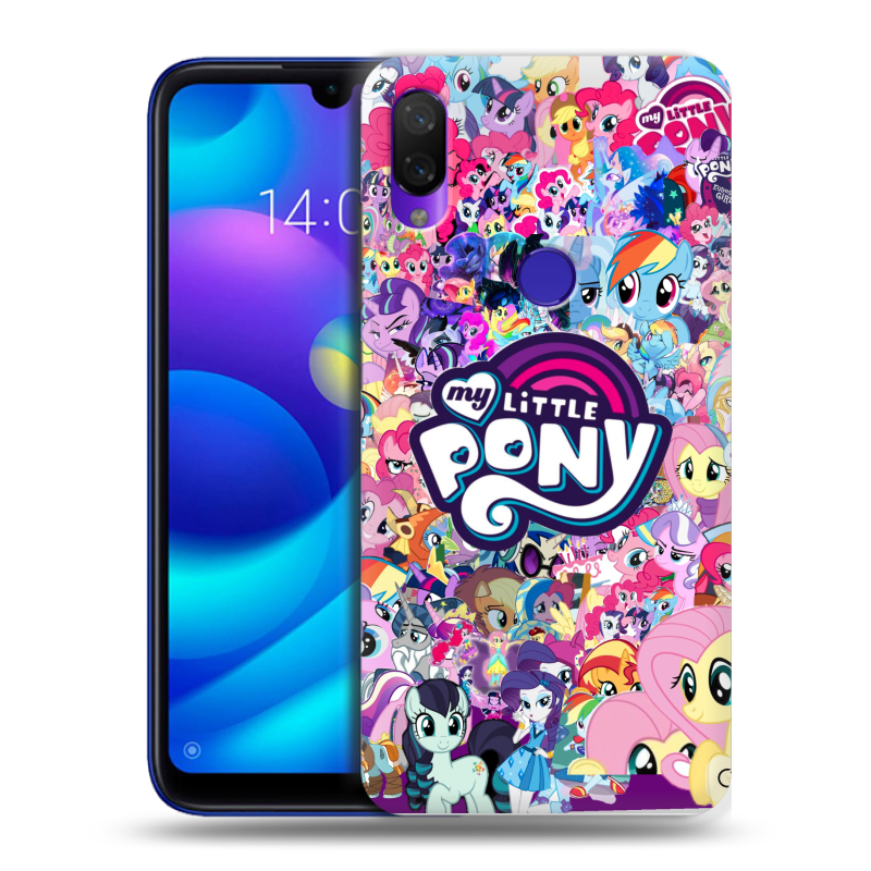 Пластиковый чехол на Xiaomi Mi Play с принтом My little pony Дружба чудо Пластиковый чехол на Xiaomi Mi Play с принтом My little pony Дружба чудо
