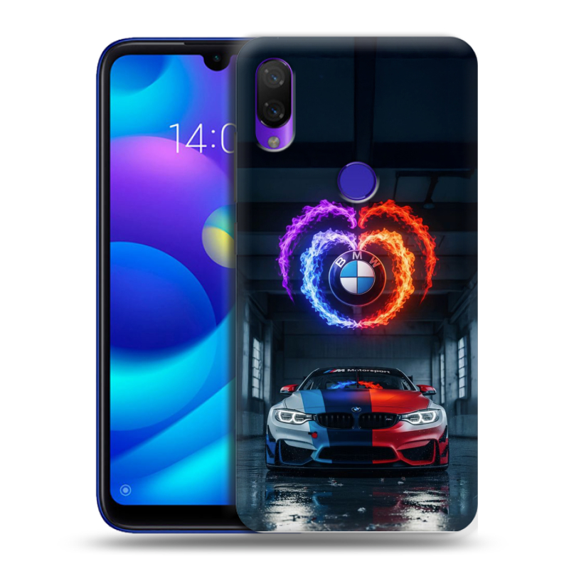 Пластиковый чехол на Xiaomi Mi Play с принтом BMW БМВ Пластиковый чехол на Xiaomi Mi Play с принтом BMW БМВ