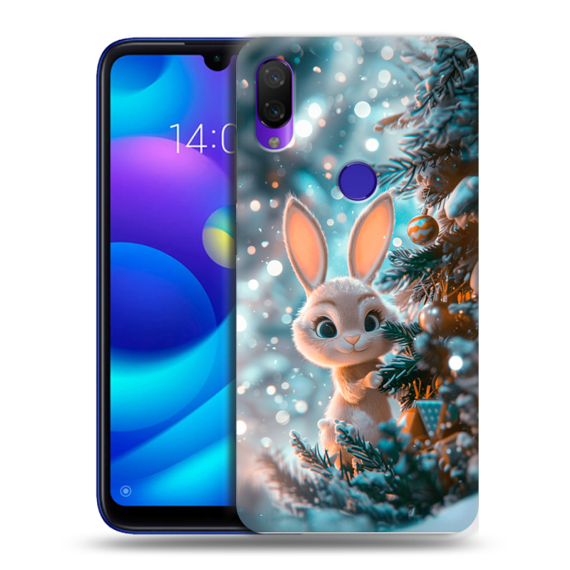 Пластиковый чехол на Xiaomi Mi Play с принтом Новый год Пластиковый чехол на Xiaomi Mi Play с принтом Новый год