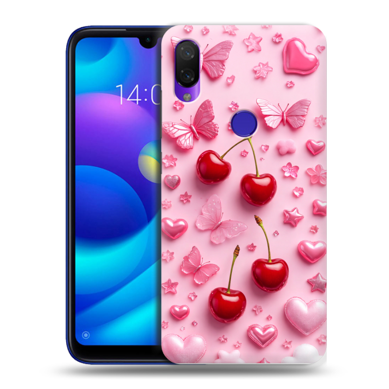 Силиконовый противоударный чехол на Xiaomi Mi Play с принтом для девочек Силиконовый противоударный чехол на Xiaomi Mi Play с принтом для девочек